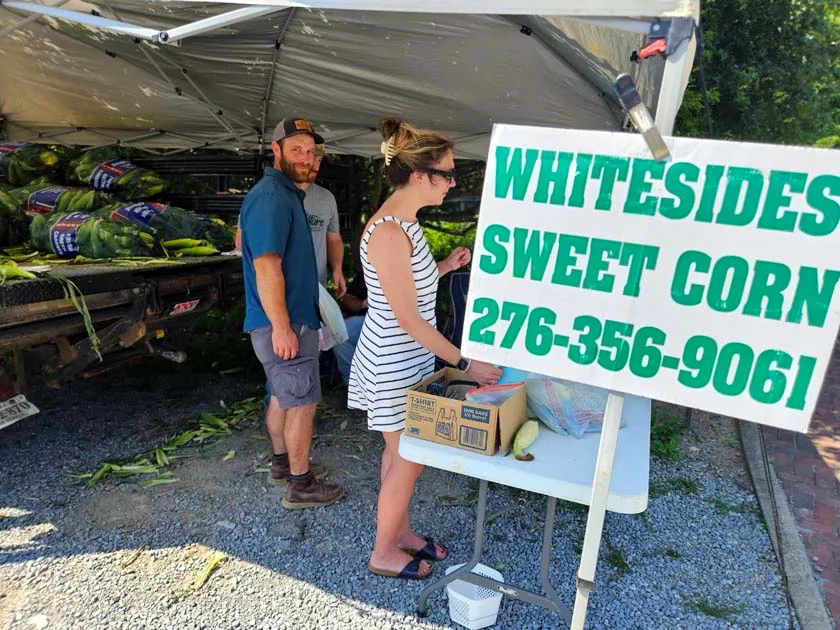 Whitesides Corn sign