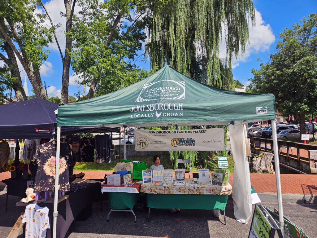 Jonesborough Farmers Market Booth