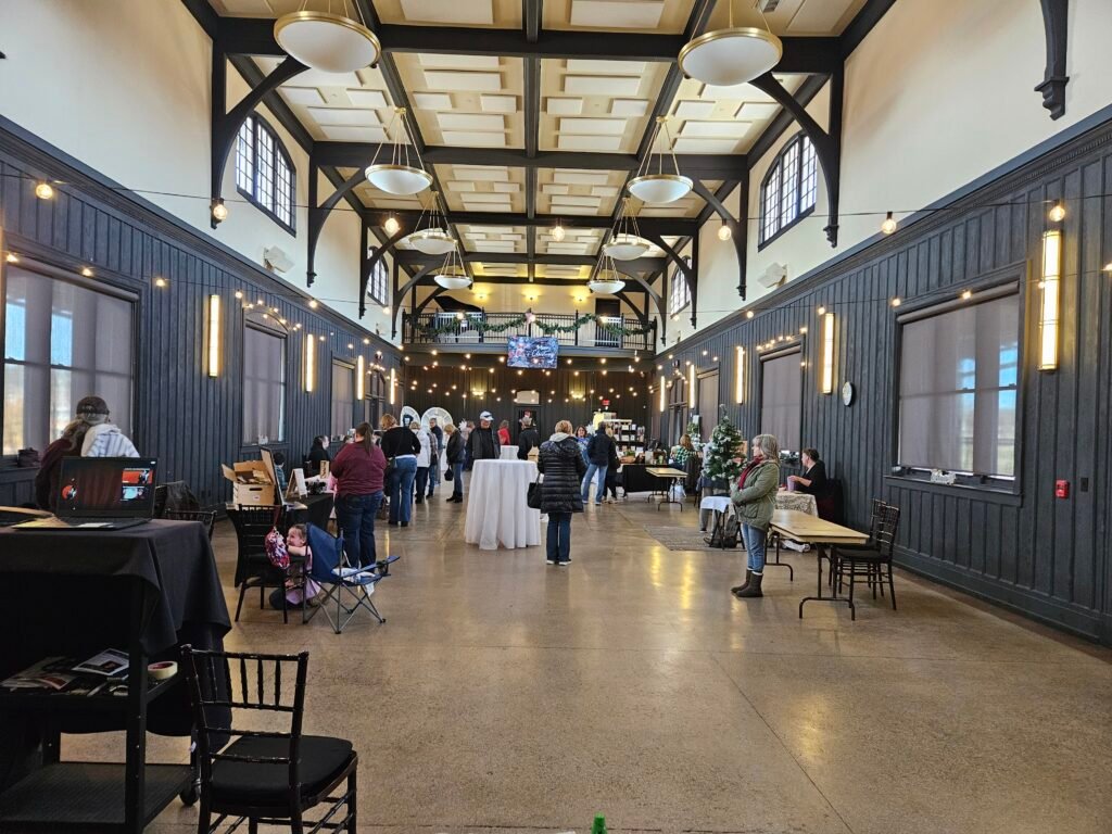 Inside the Bristol Train Station