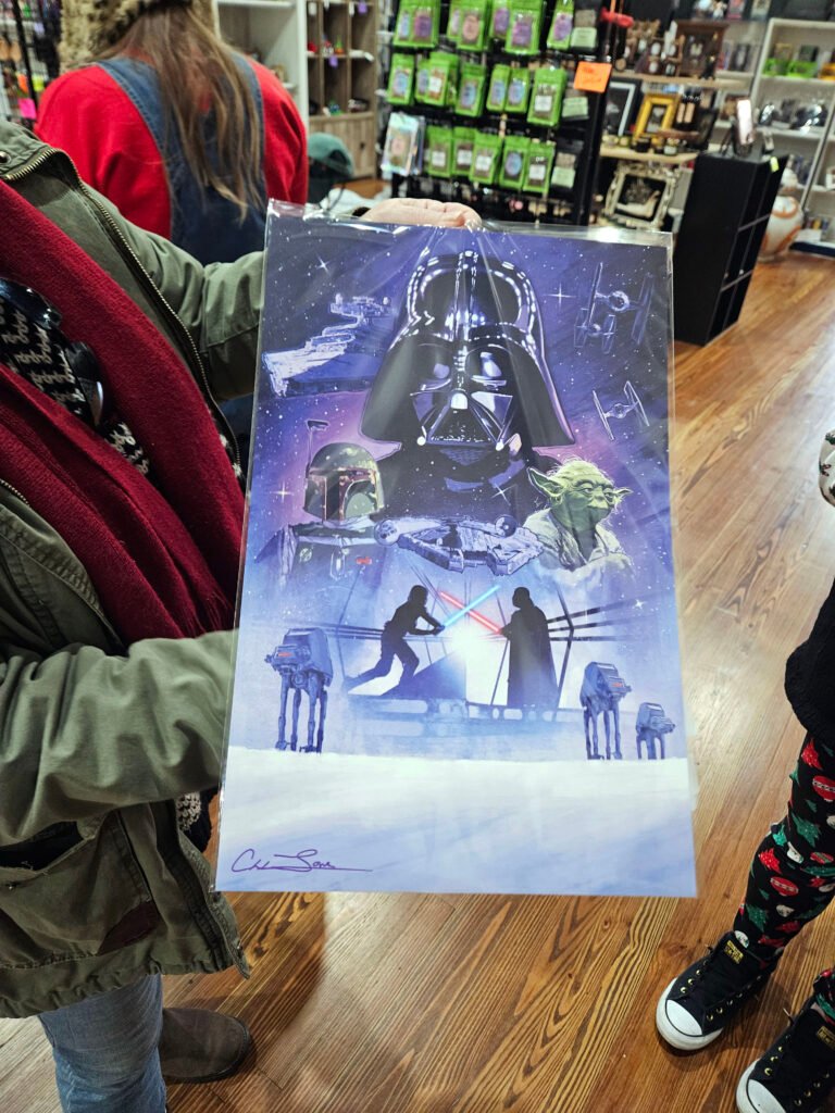 Star Wars Illustration by local artist Chelsea Lowe