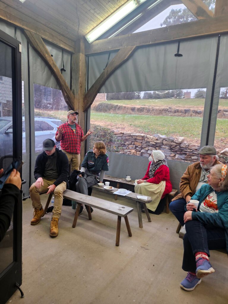 Tom Mullen gives a lecture about Heritage Apples