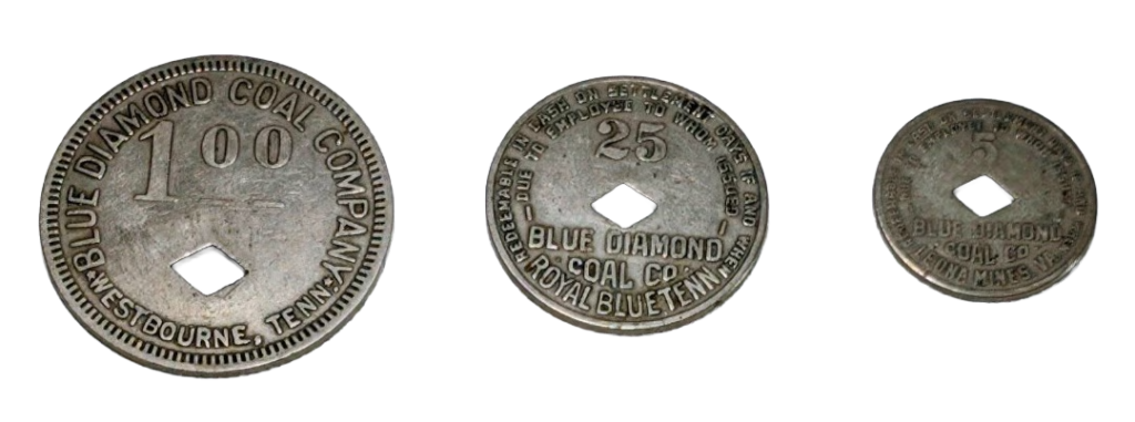 Scip 2 - Appalachian Highlands Farmers Magazine Scrip from Blue Diamond Coal Company