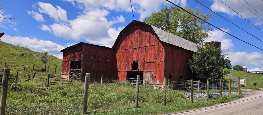 Gothic Style Roofed Barn