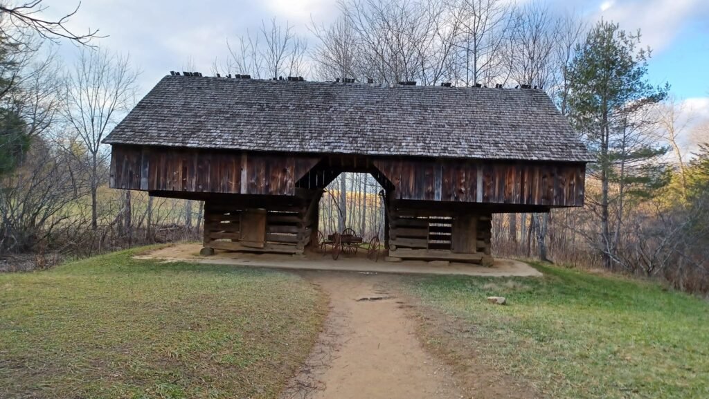 A Cantilever Barn in the Smoky Mountains