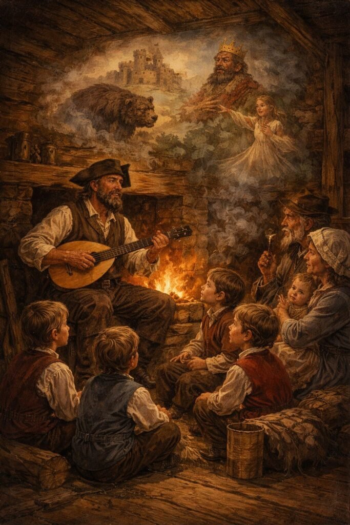 Scots-Irish man telling a story