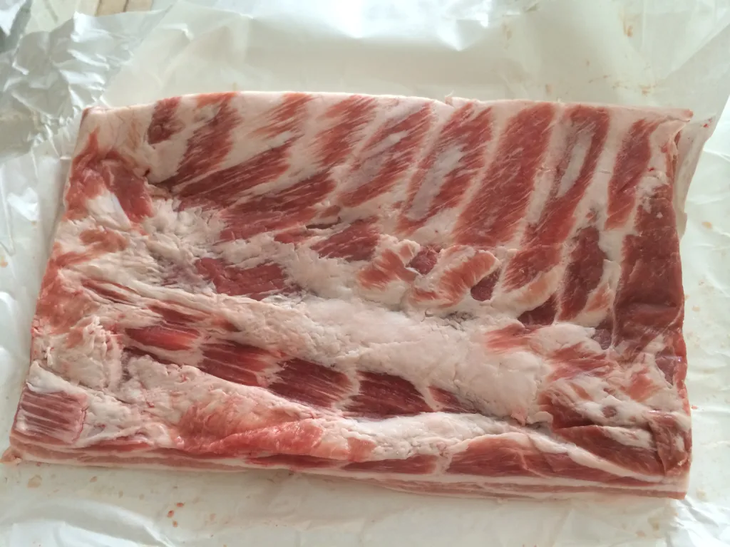 Middling is uncured bacon