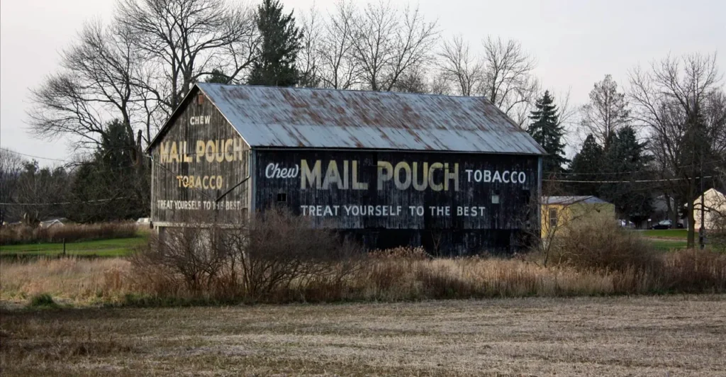 An old Mail Pouch Tobacco Barn