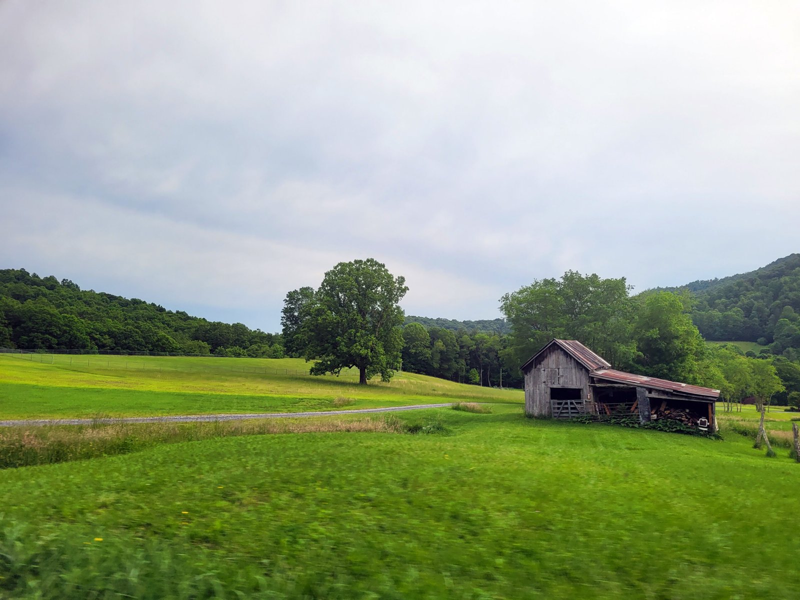 Virginia barn - Appalachian Highlands Farmers Magazine An old Virginia barn in the distance