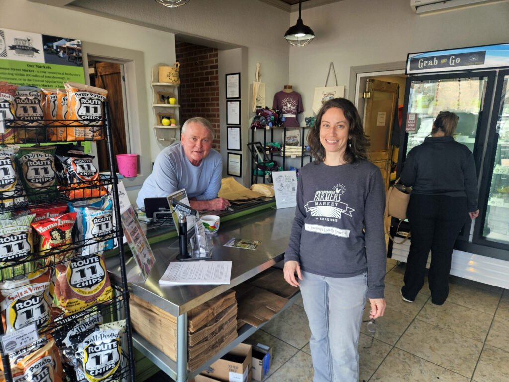 David and Deborah at Boone Street Market