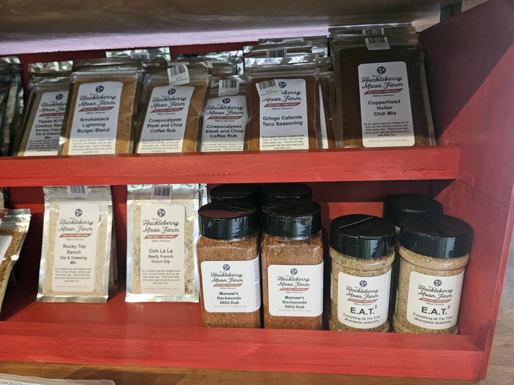 Seasonings from Huckleberry Moon Farm