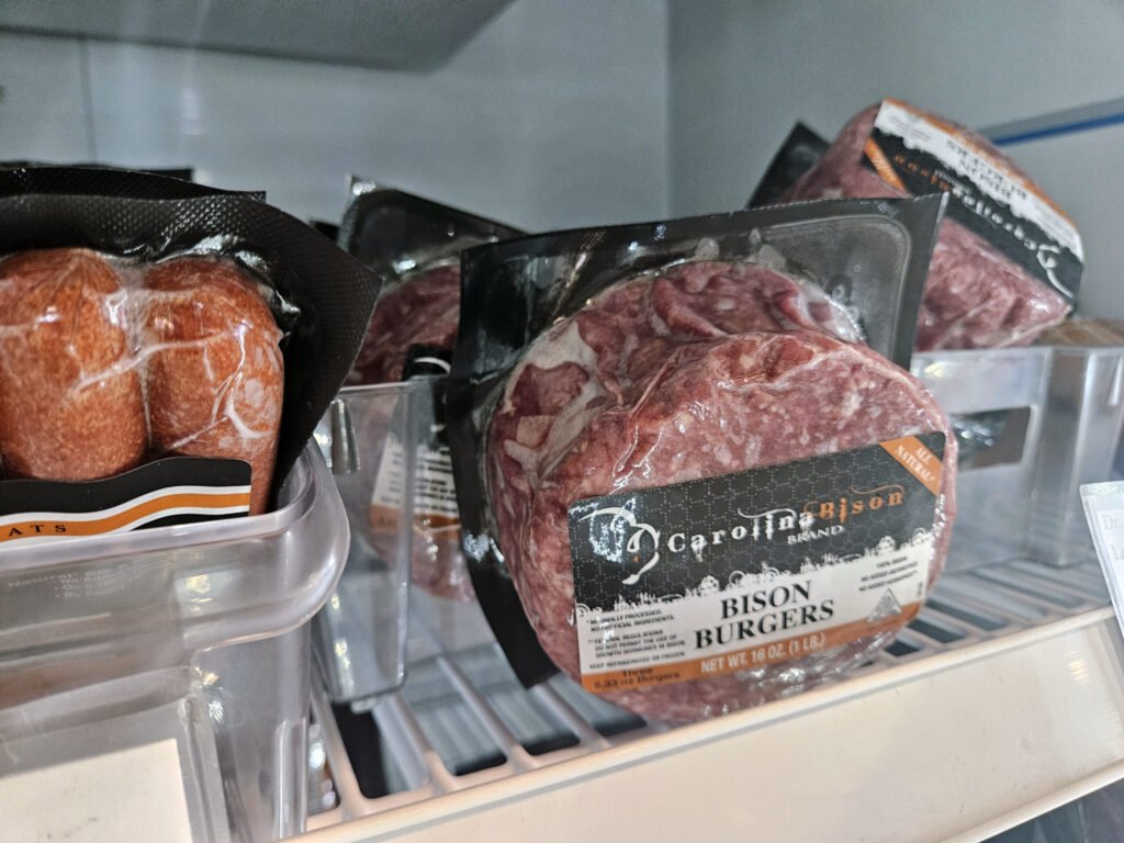 Bison Burgers from Carolina Bison.