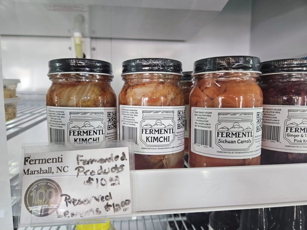 Fermenti Kimchi and Pickled Carrots, Marshall, NC