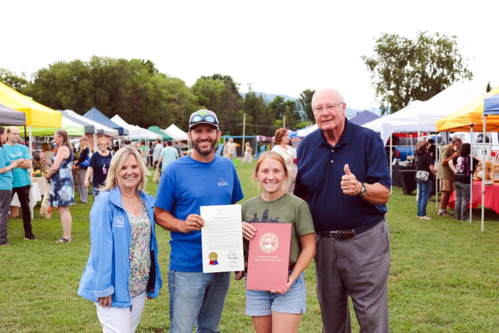 IMG_5843 - Appalachian Highlands Farmers Magazine Donica and others holding up certificates