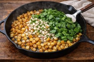 Fry the Ramps and Potatoes