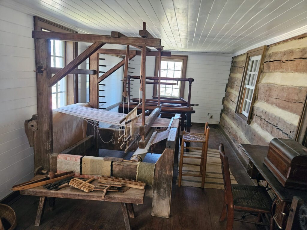 The Weaving Loom at Tipton-Haynes State Historic Site