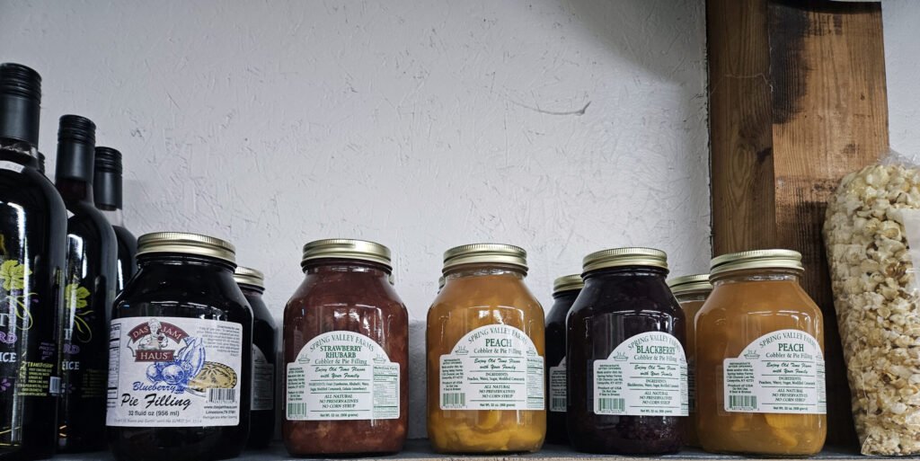 Pie Fillings from Das Jam Haus and Spring Valley Farms