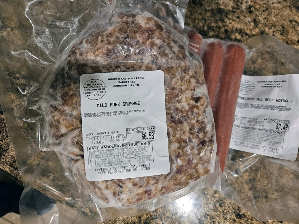 Sausage and Hot Dogs from Hughes and Sons Meats
