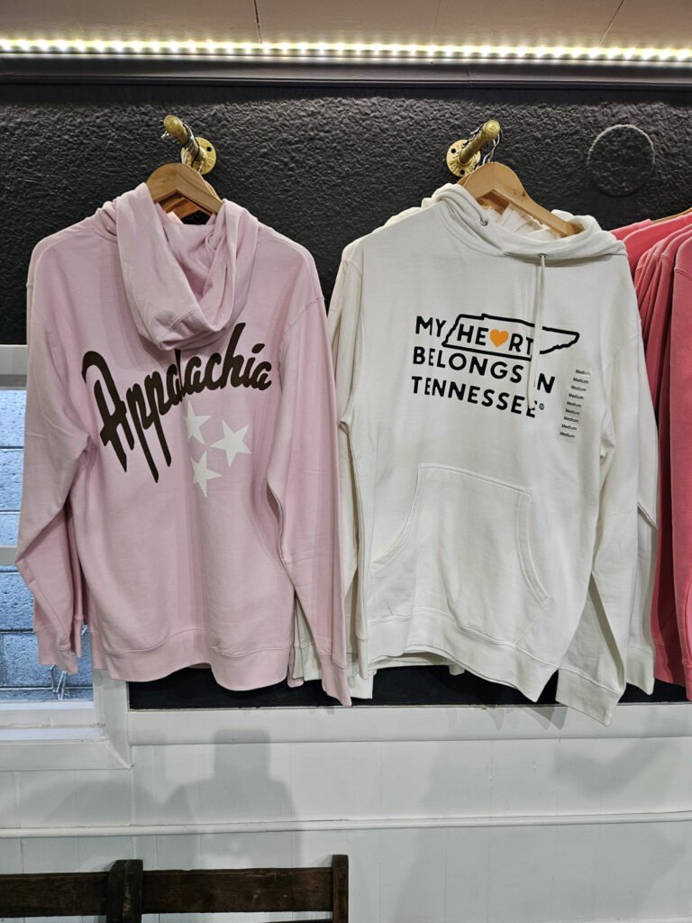 Locally made hoodies