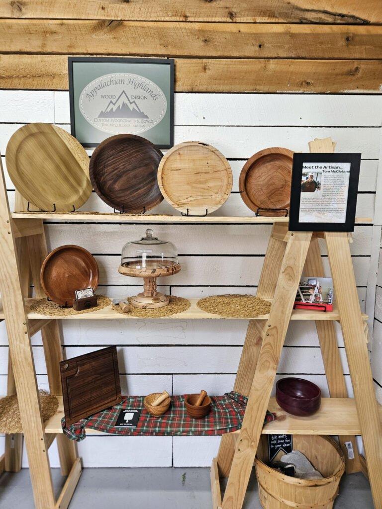 Hand Made wood bowls, plates and utensils