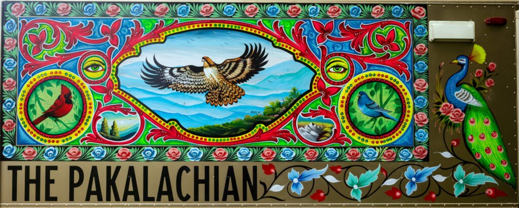 Custom Art Painted on the side of the food truck