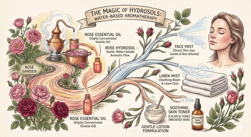 Illustration of the Distilling process