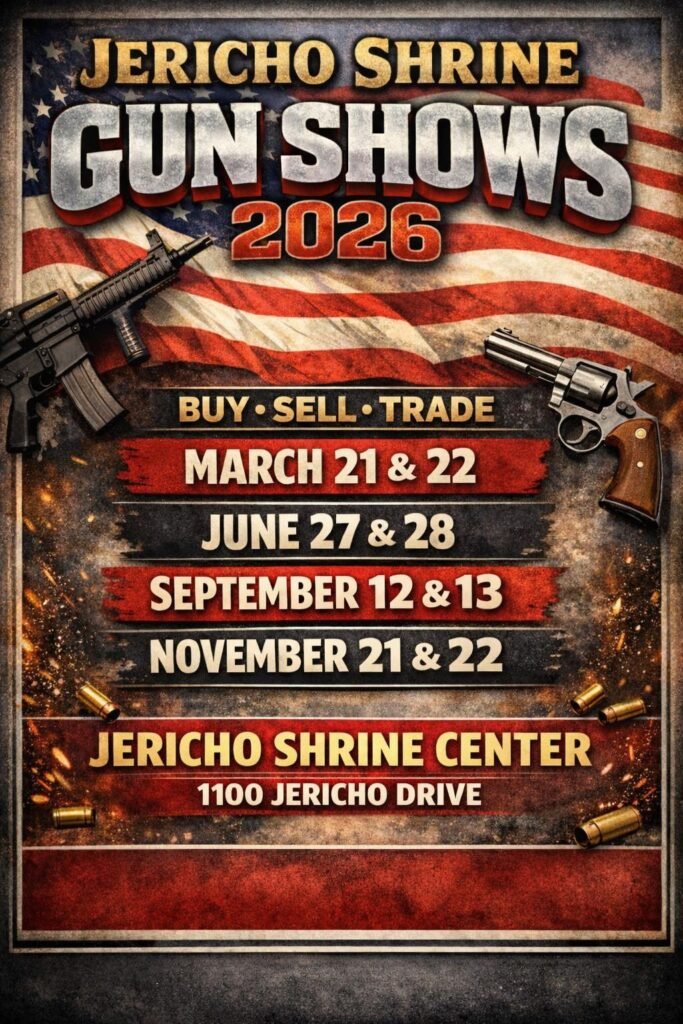 Jericho Shrine Gun Shows Advertisement