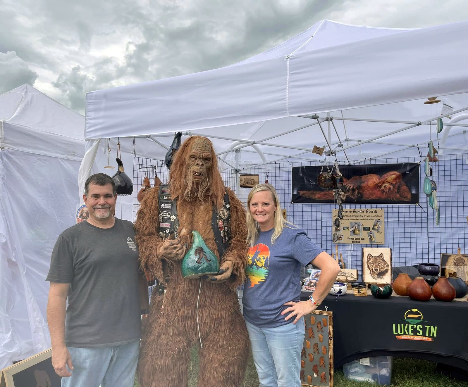 Toby and Christina - Appalachian Highlands Farmers Magazine Toby, Sasquatch, and Christina
