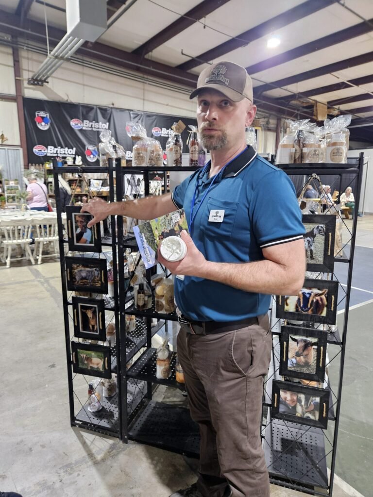 Eric Guerra at the Vintage Market