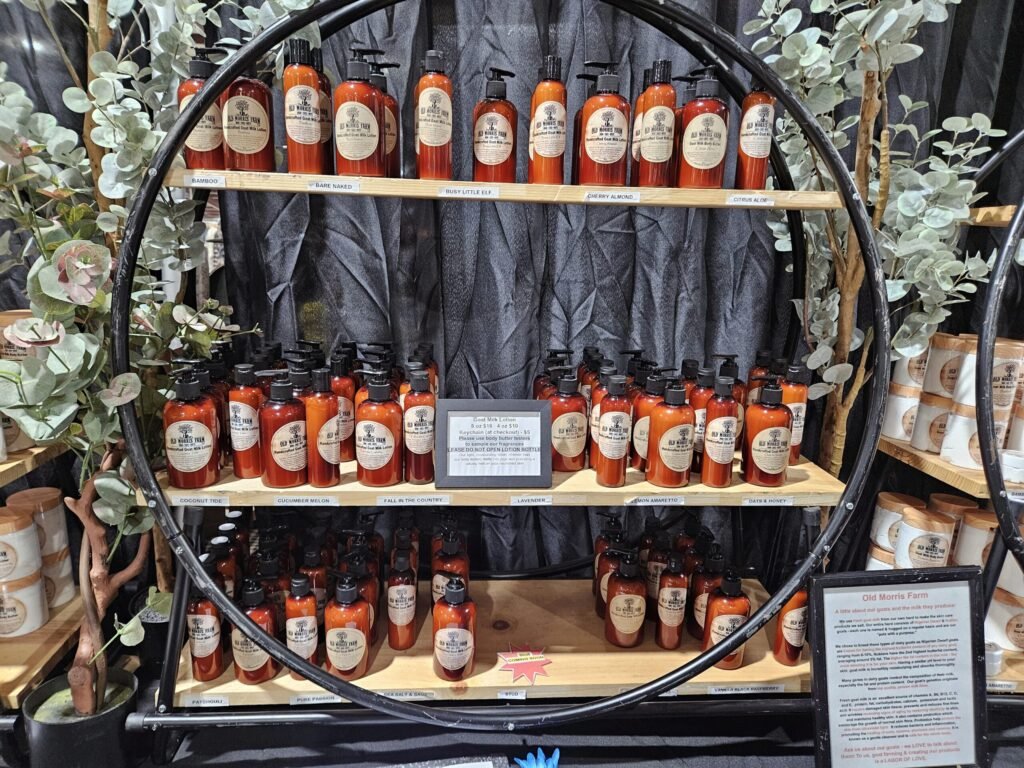 Hand made goat lotions