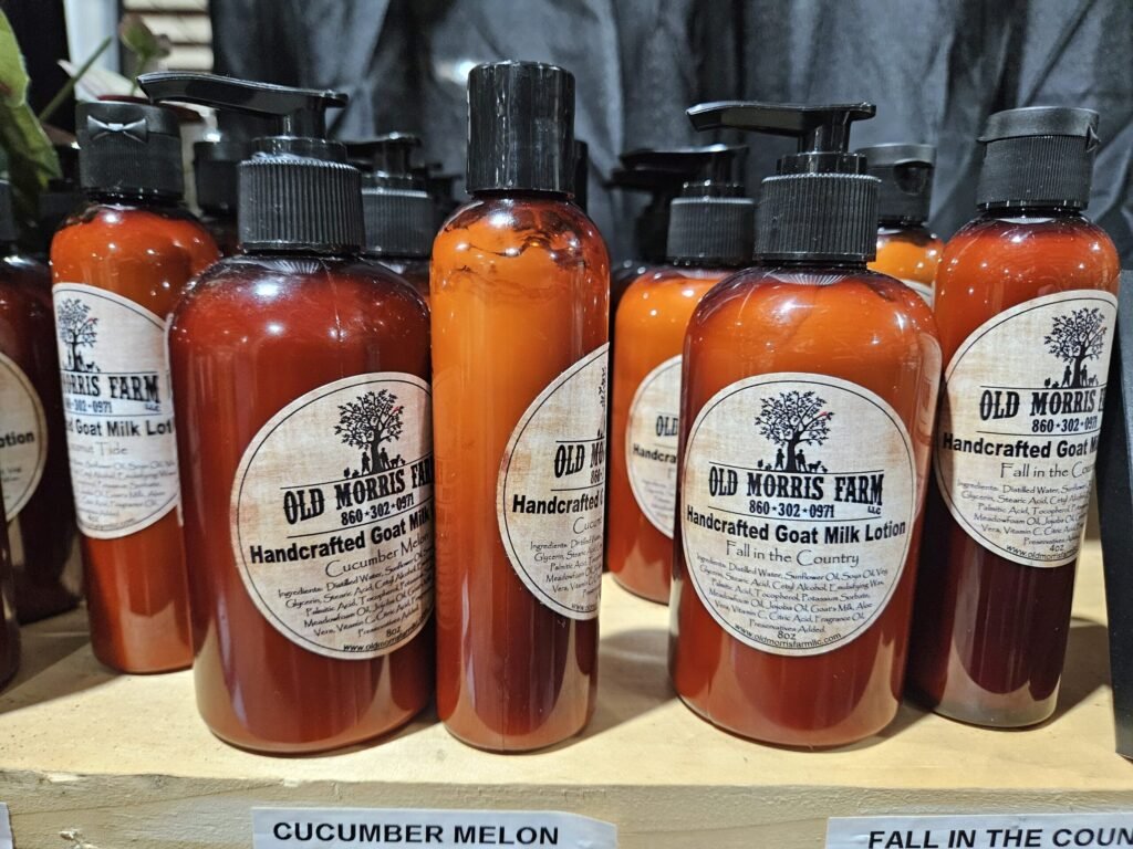 Hand made goat lotions