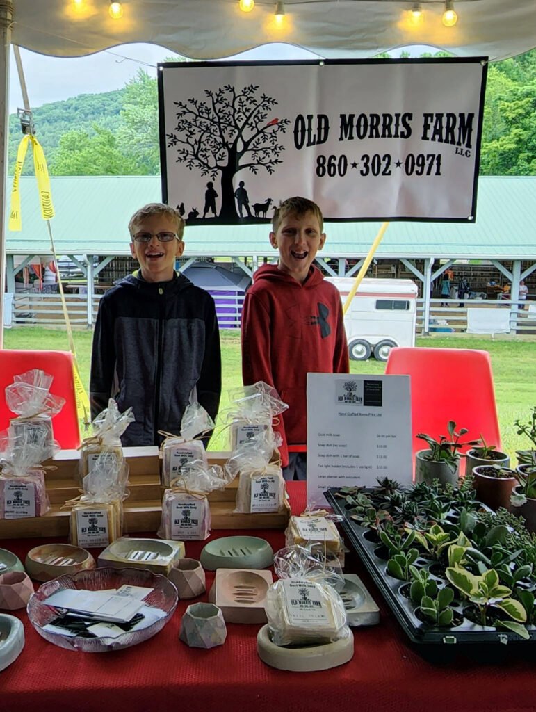 Ryan and Alex at a Market