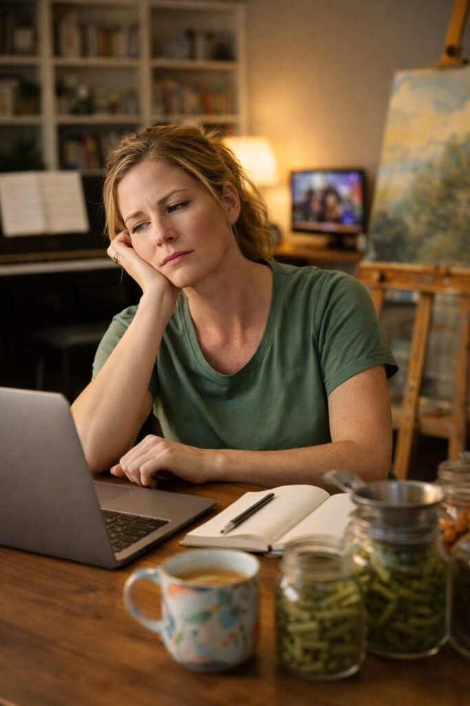 ChatGPT Image Apr 11 2026 01_55_49 PM - Appalachian Highlands Farmers Magazine Kate has writer's block and feels uninspired.