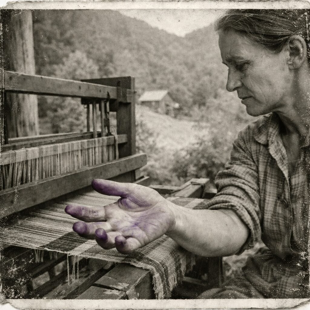 Stained Hands - Appalachian Highlands Farmers Magazine Helen has dyed hands