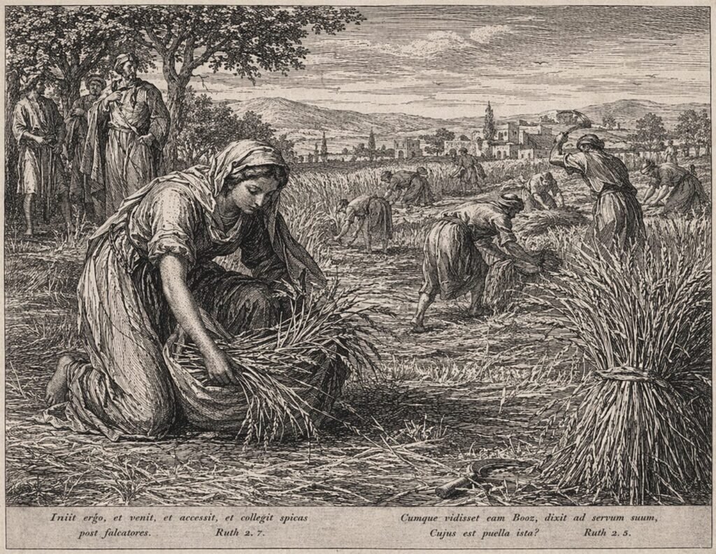 The Gleaner in the Barley Field (The Book of Ruth)