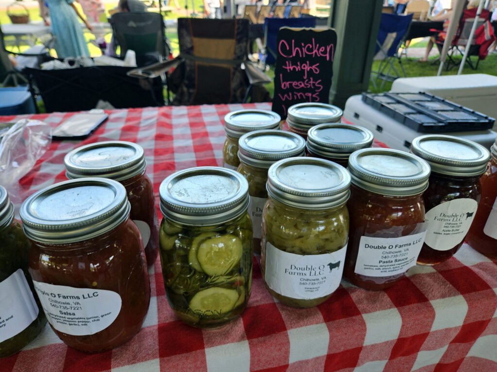 Pickles and canned sauces