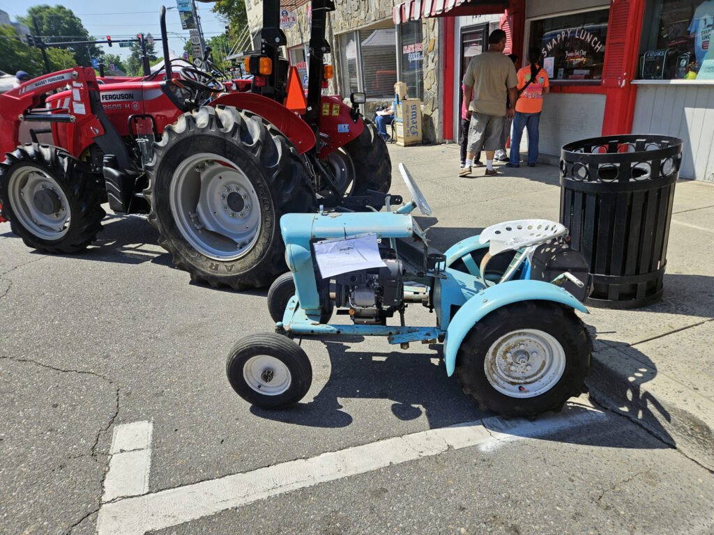 Vintage Blue Copar Panzer Tractor
