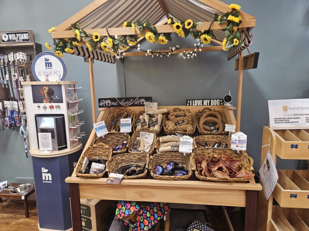 A nice display of pet chews