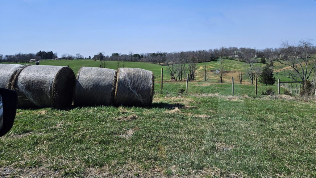 20260313_144740 - Appalachian Highlands Farmers Magazine A farm with rolls of hay near Jonesborough
