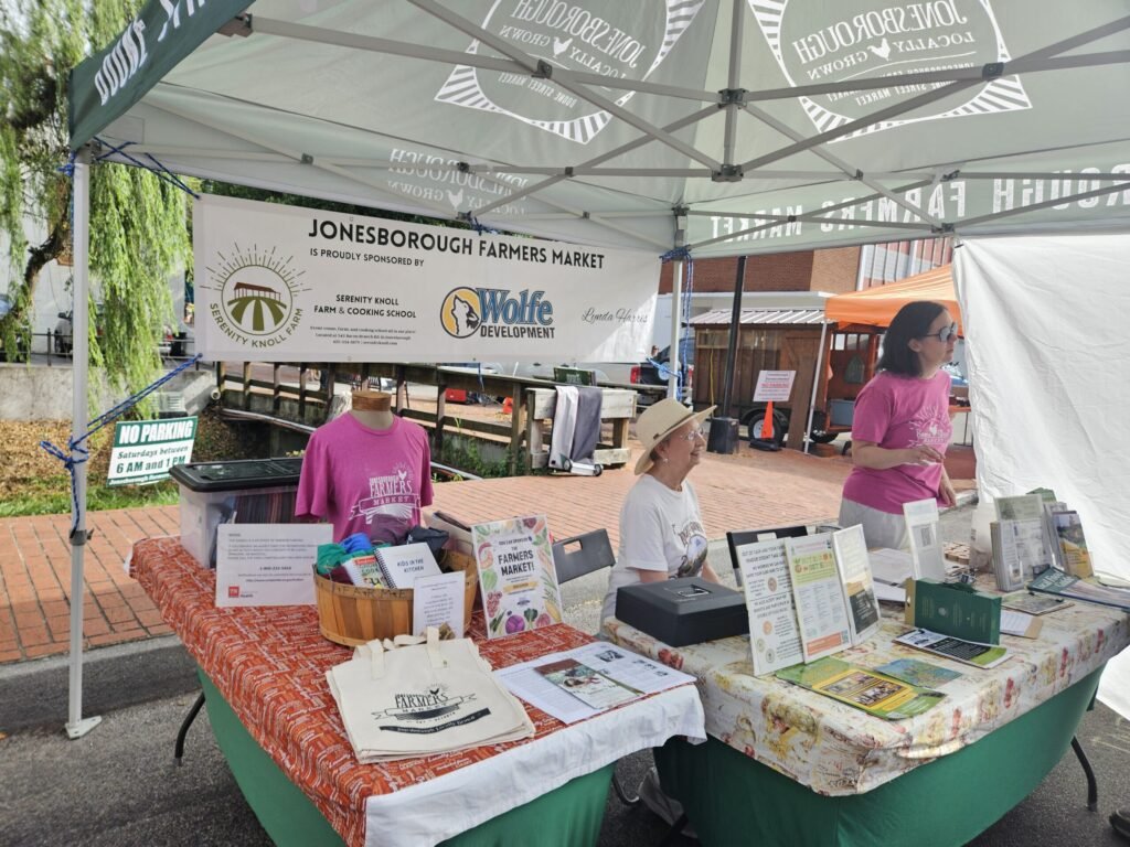 Jonesborough Farmers Market Booth