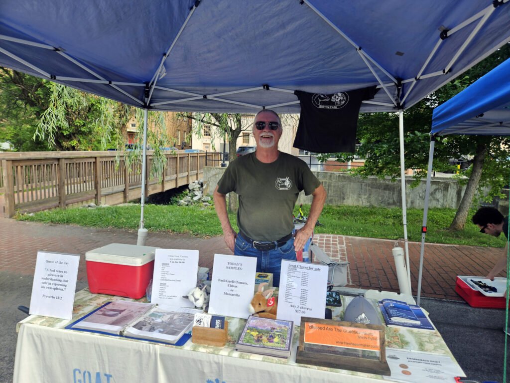 John Woodworth at the Jonesborough Farmers Market