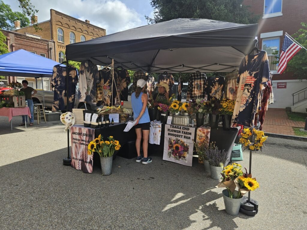 Trails End Flower Farm Booth