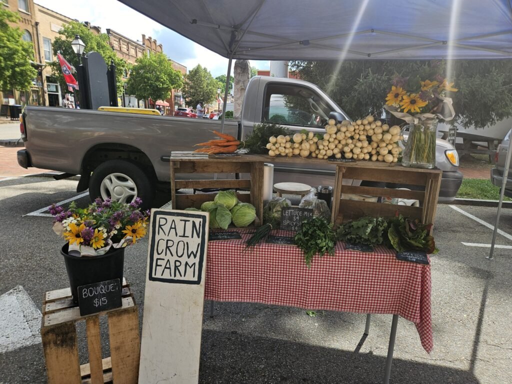 Rain Crow Farm Stand selling Japanese Turnips