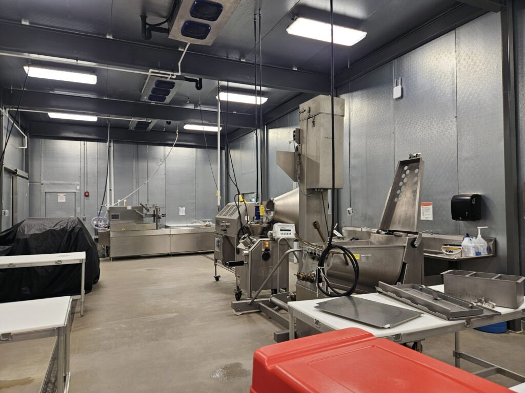 20260613_144527 - Appalachian Highlands Farmers Magazine A view of the whole processing room where meat is cut, ground, and packaged.