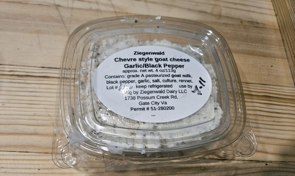 Garlic Black Pepper Chevre