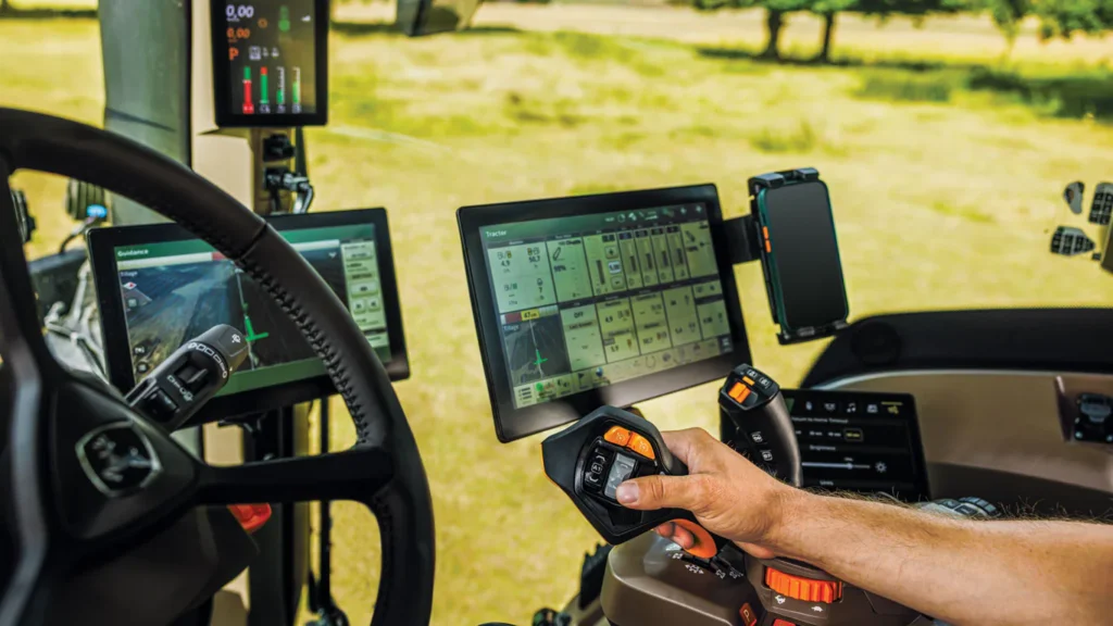 Technology in 6R Cab - Photo courtesy of John Deere