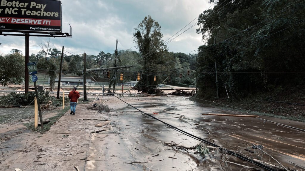Devastation in Asheville after Hurricane Helene - photo by By Bill McMannis