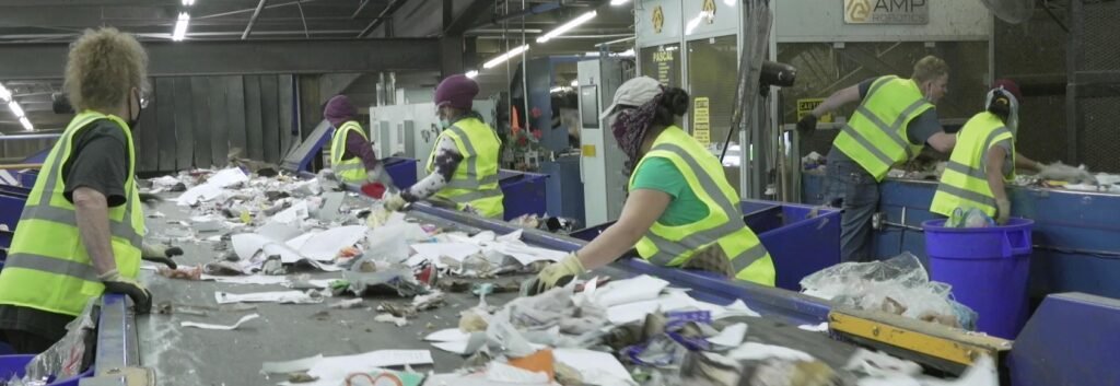Recycling center - photo courtesy of NCDEQ