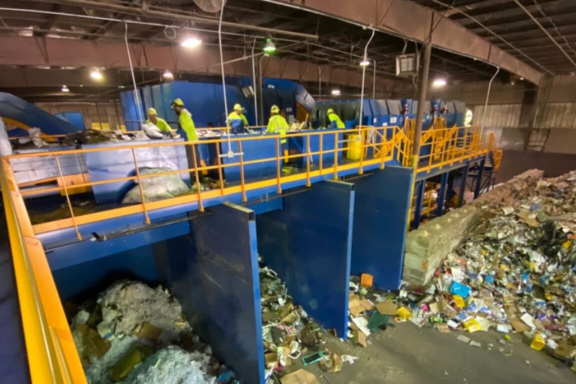 Recycling center - photo courtesy of NCDEQ