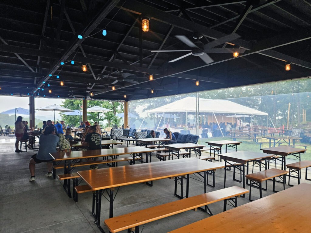 A comfortable enclosed space to enjoy cider and company