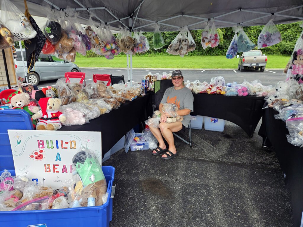 This woman saves Teddy Beas from Thrift Stores and restores and repurposes them.